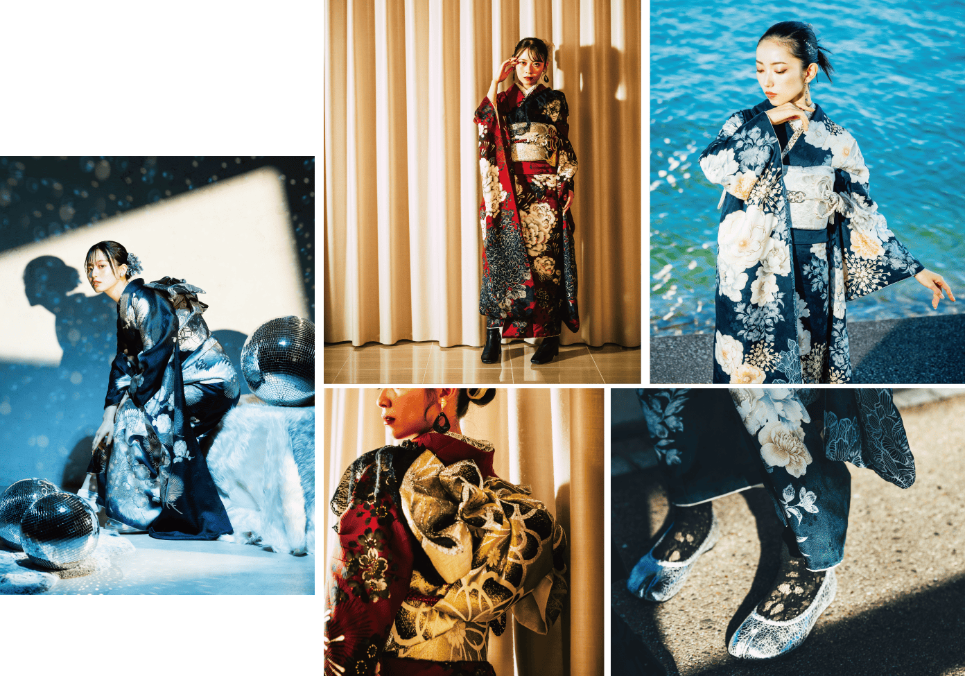 伝統的な凛とした美しさと都会的なモダンで洗練されたデザインの振袖