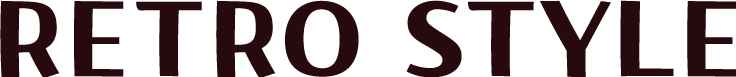 レトロスタイルロゴ